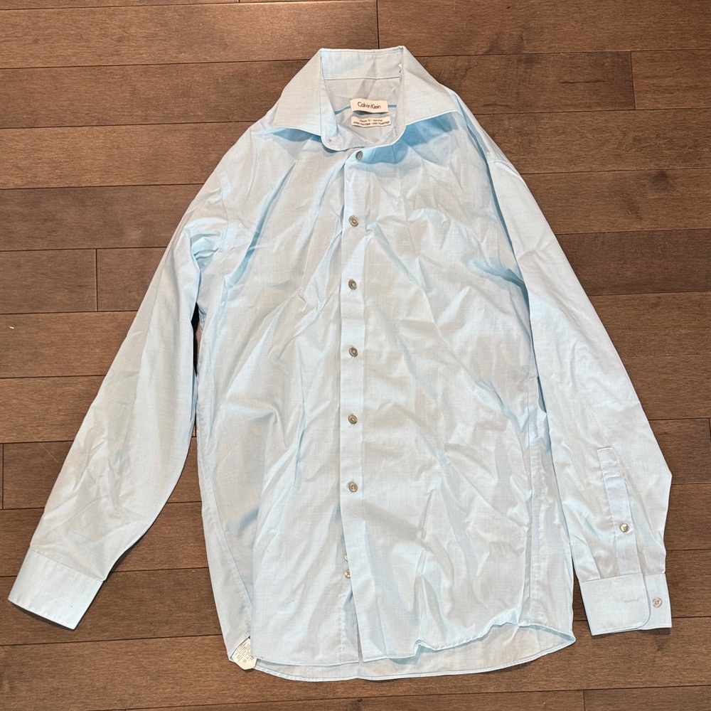 Calvin Klein Sky Blue Men's Dress Shirt
